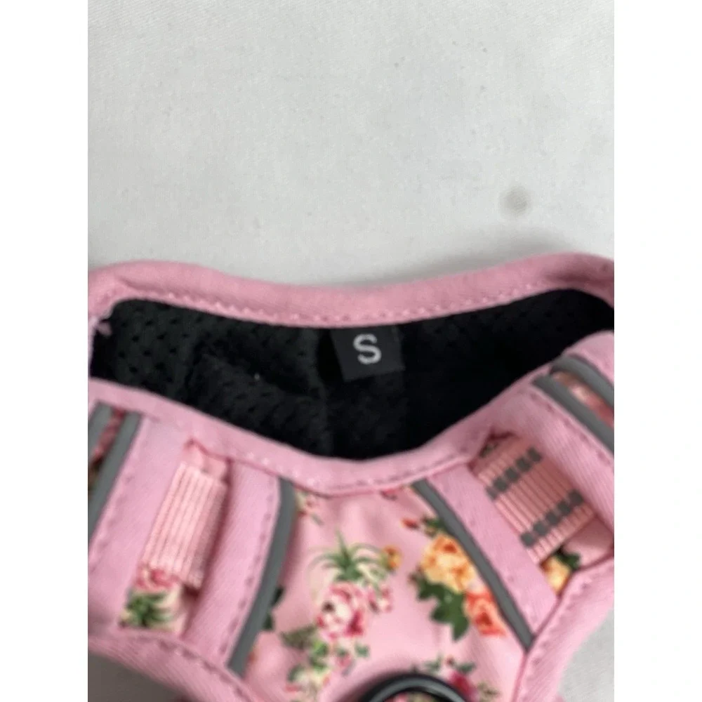 Timos No Pull Dog Harness Padded Vest, Size Small, Reflective, Pink